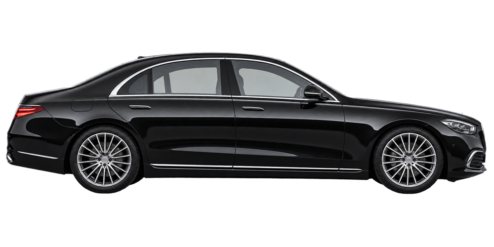 Executive vehicle side view